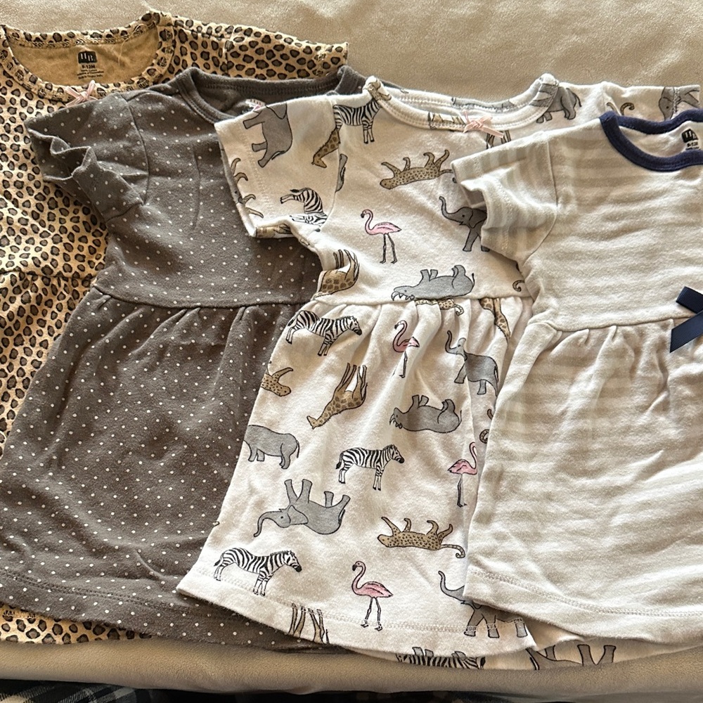 Kids Animal Print Dress Bundle